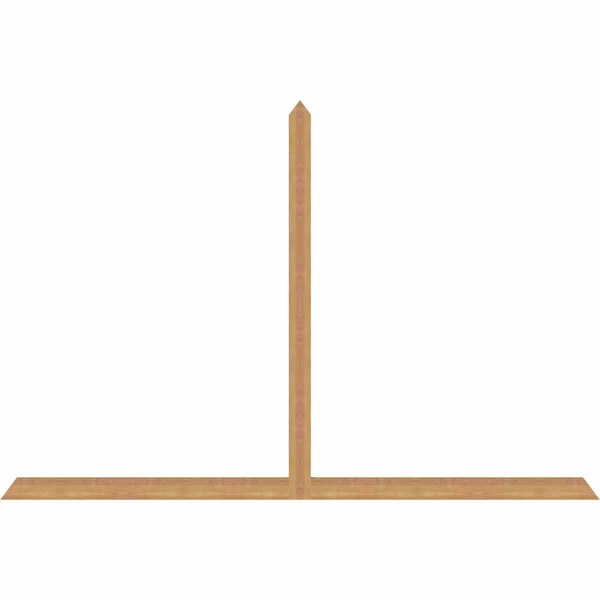 Ekena Millwork Portland Timber Gable Bracket, Western Red Cedar, 96"W x 64"H x 1 1/2"D x 3 1/2"F, 16/12 Pitch GBW096X64X0204POR00SWR - main